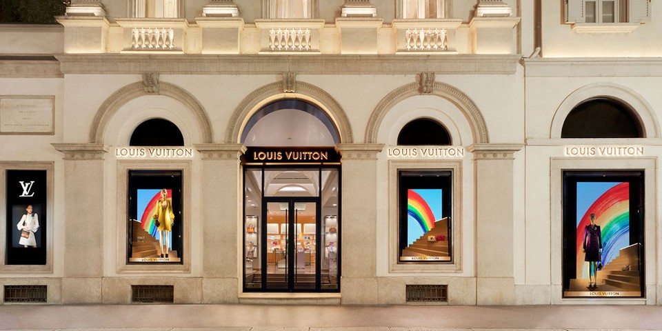 Looking Through A Rainbow At Louis Vuitton